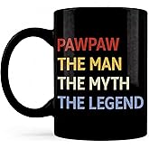 QICLM Pawpaw Grandpa Mug, Grandpa Gifts from Grandkids Ceramic Coffee Cup, Pawpaw Grandfather Gifts for Birthday Christmas Coffee Tea Mugs 11 oz