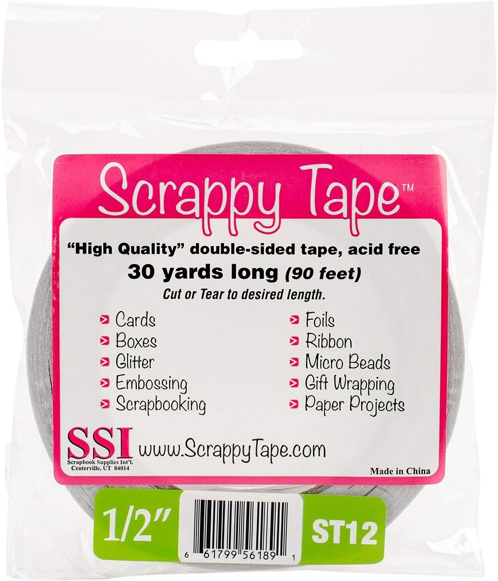 Scrappy Tape1/2"X30 Yards-