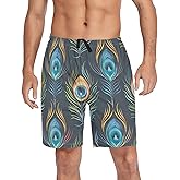 Pajama Shorts for Men Men's Pajama Bottoms Sleepwear Sleep Lounge Short，S