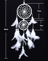 Fictory KO5F White Dream Catcher Acrylic Home Decor view 3