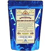 ANCIENT HEALTH REMEDIES Organic Unrefined Raw NATURAL COCOA (CACAO) BUTTER BLOCKS Bulk Size Rich Chocolate Aroma For Lip Balms Stretch Marks DIY Base for Body Butter (8oz)