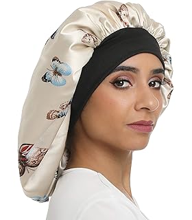 Head Scarf Bonnet Sleeping Cap Floral Women Drawstring Salon Satin Sleep Slouchy For Summer Silk Hair Scarf For Long Curly Natural Tifara Beauty Curling Rods Lottabody Wrap Me Foaming Mousse Amazon In