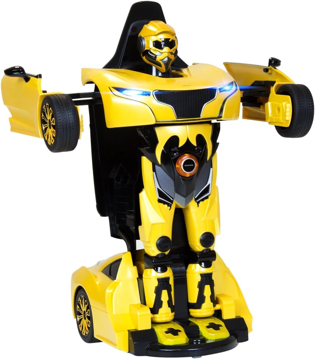 RASTAR RS X MAN Licensed Transformer Remote Control Car 2 in 1 Toy - Yellow