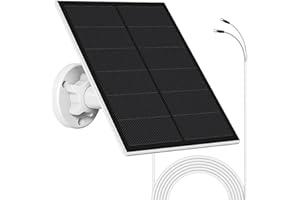 SANKABA Solar Charger for Ring Doorbell,5W IP65 Waterproof Solar Panel for Ring Doorbell,Solar Panel Charger Compatible with Ring Video Doorbell 2,Video Doorbell 3/3+ &Video Doorbell 4