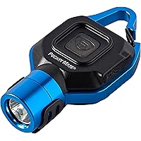 Streamlight 73302 Pocket Mate 325-Lumen Pocket Keychain/Clip-on USB Rechargeable Flashlight, Blue