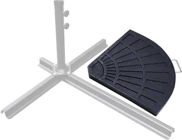 Amazon Com Kinbor 1pcs Patio Umbrella Base Stand Fan Shape