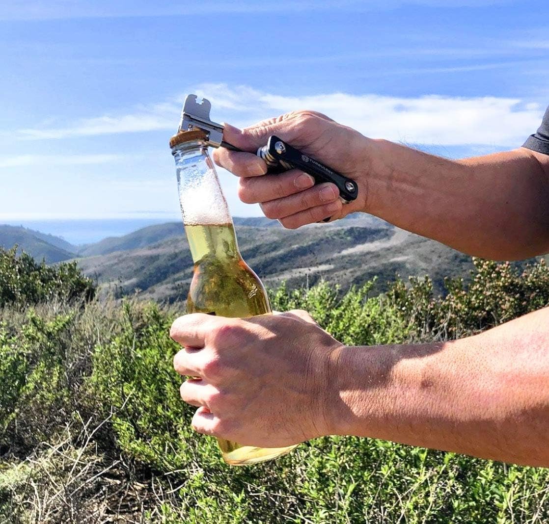 Turbulent Universal Bike Multitool - The Ultimate 23 in 1 Portable Sized Tool Kit with Chain Breaker, Allen Keys, Spoke Tool and More - Heavy Duty Multi Function Bicycle Repair Tool: Home Improvement