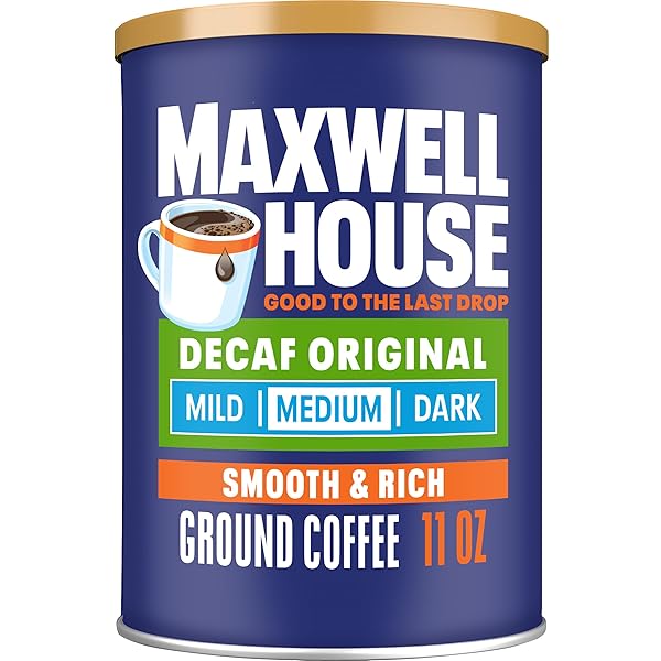 MAXWELL HOUSE ORIGINAL BLEND DECAF GROUND COFFEE, MEDIUM...