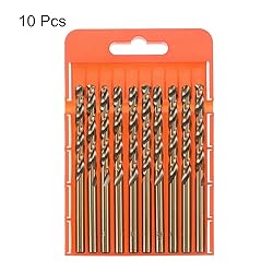 HARFINGTON 10pcs Cobalt Jobber Drill Bits 5.2mm