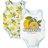 DREAMHALO Baby Unisex Bodysuits Bamboo viscose Sleeveless Bodysuit Soft Playwear for Girls Boys Slip Clothes 3-24Months