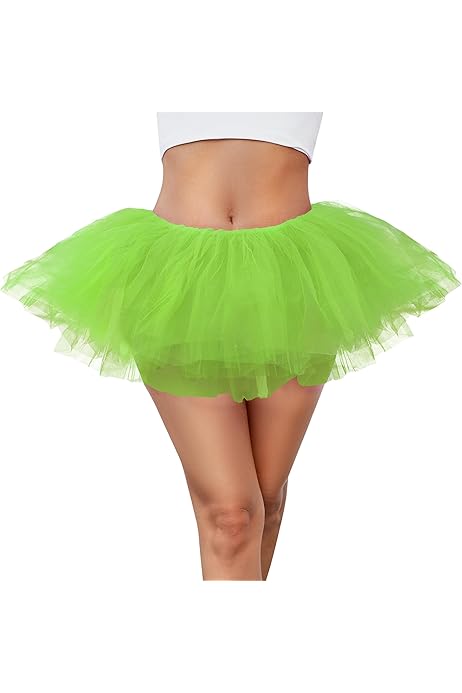 Tutu Niña Verde Pack Faldas Tutú Para Mujer Minifalda De Tul