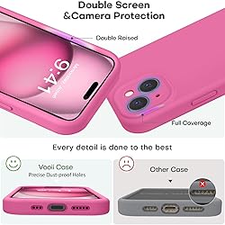 Vooii Compatible with iPhone 15 Case, Upgrade