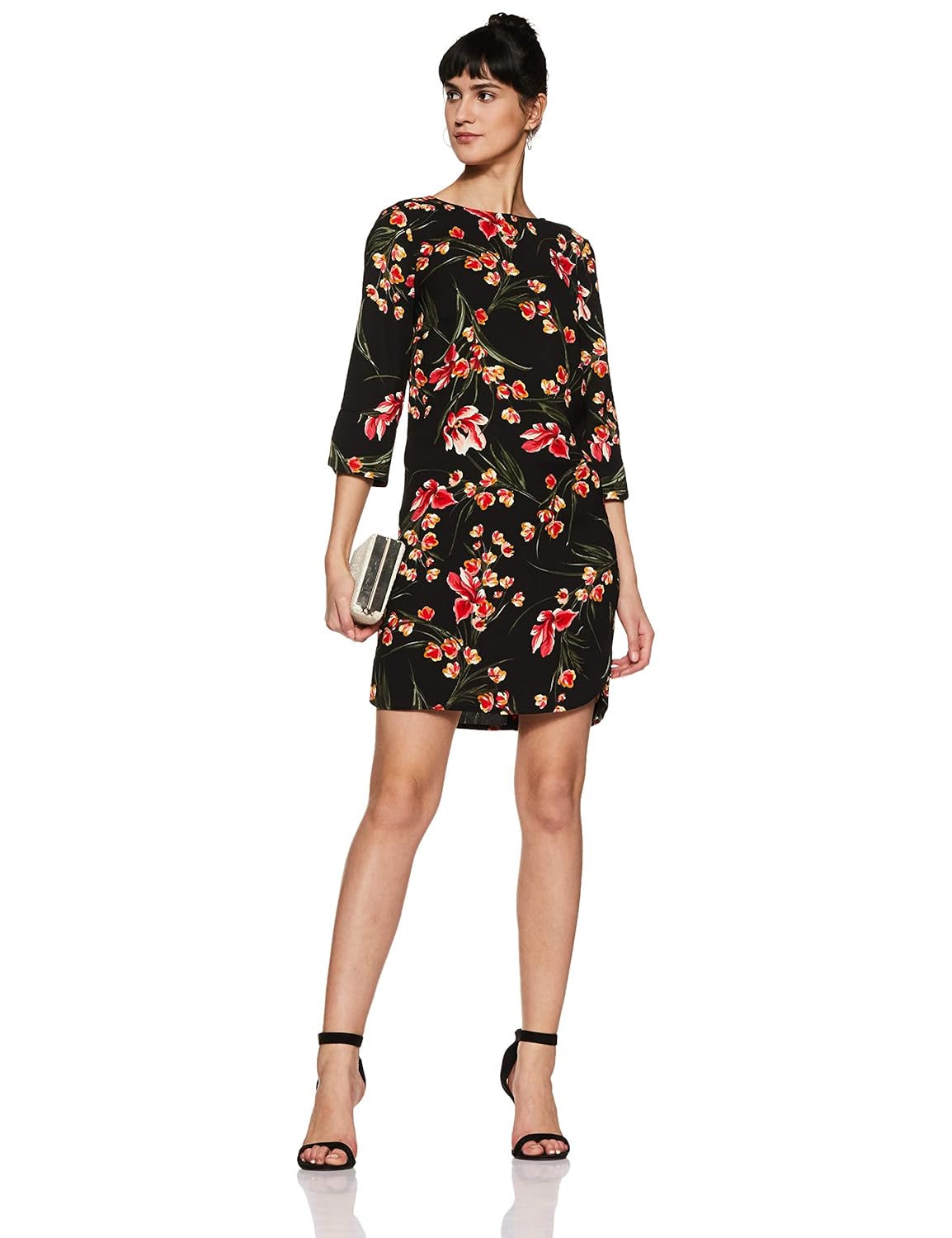 marks & spencer women's shift knee-long dress