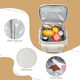 HSHRISH Large 10L Insulated Lunch Bag Women Waterproof Leakproof White view 6