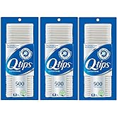 Q-tips Cotton Swabs, 500 Count (Pack of 3)