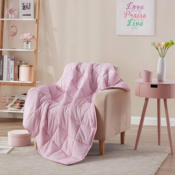 Amazon.com: L'AGRATY Weighted Blanket Cooling Breathable Heavy Blanket