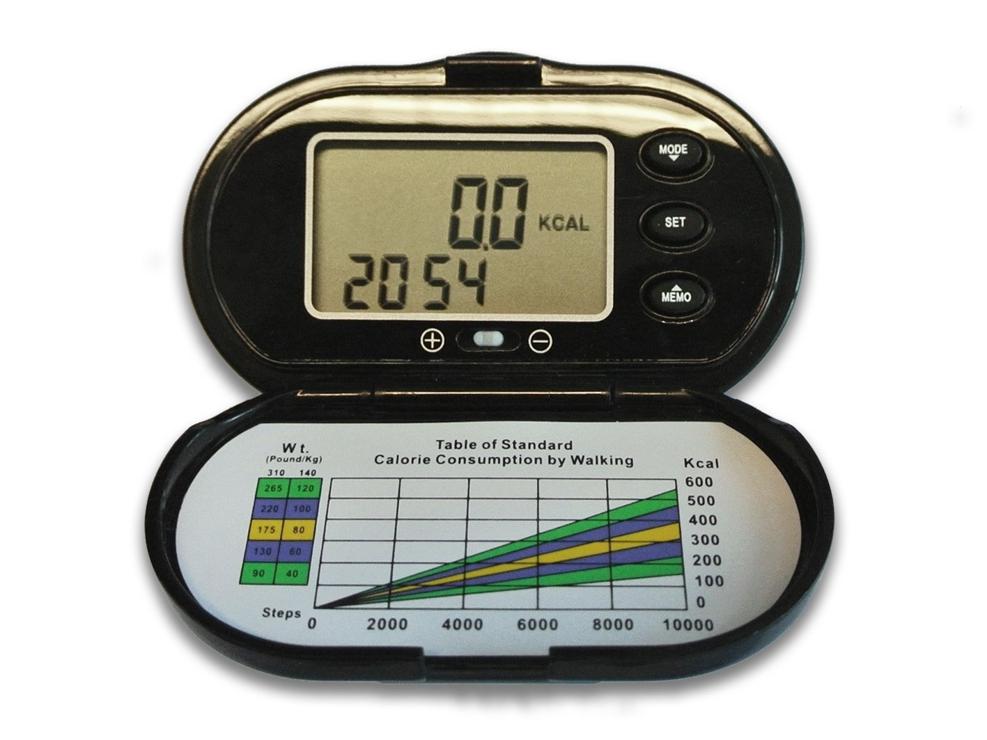 PODOMETRE COMPTEUR DE CALORIES LECTURE DOUBLE SENS