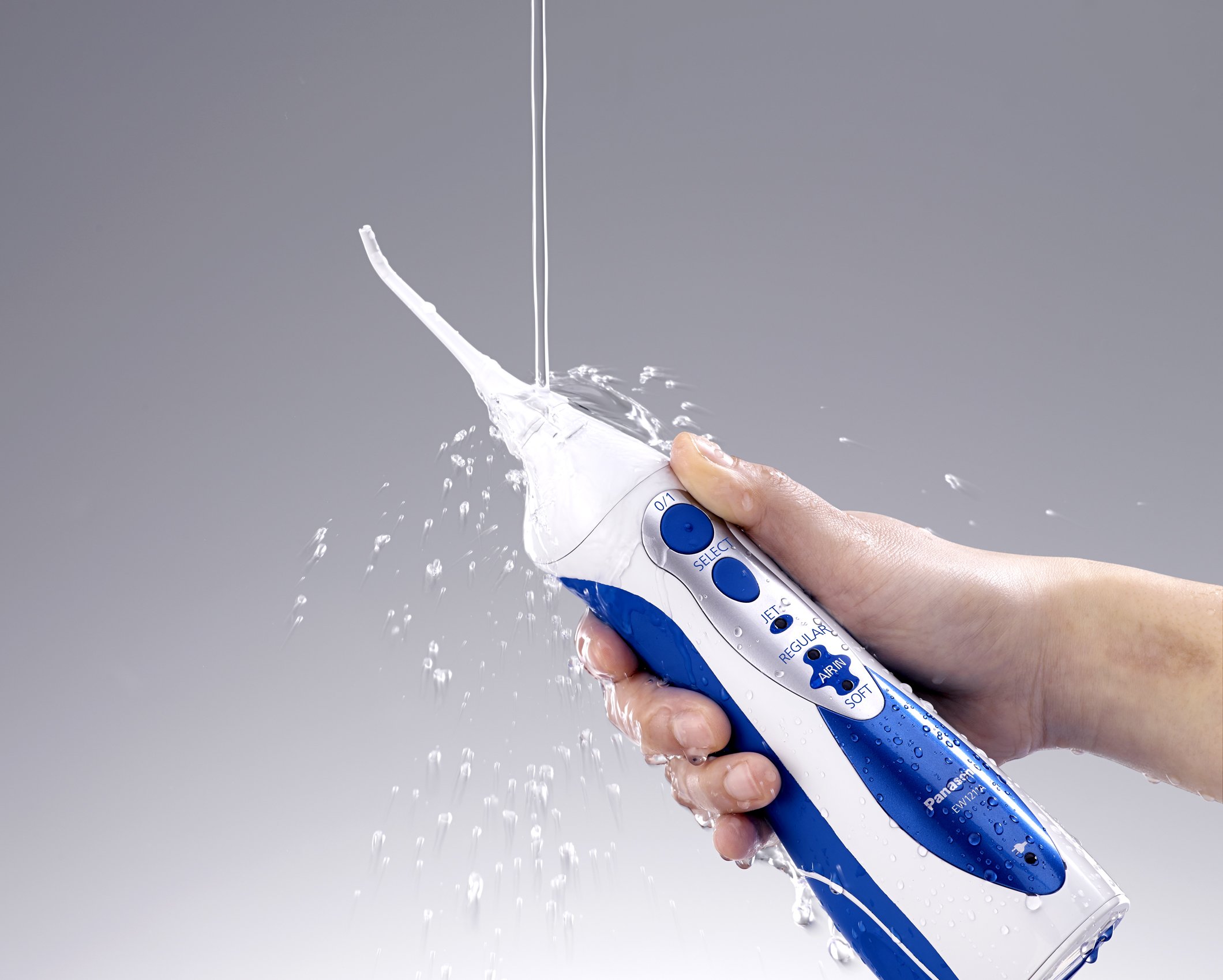 Panasonic EW1211 Rechargeable Dental Oral Irrigator with 2 Water Jet