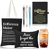 SiliFine 7 Pcs Difference Maker Gifts Employee Appreciation Gift for Women Thank You Gift for Coworker Boss Female