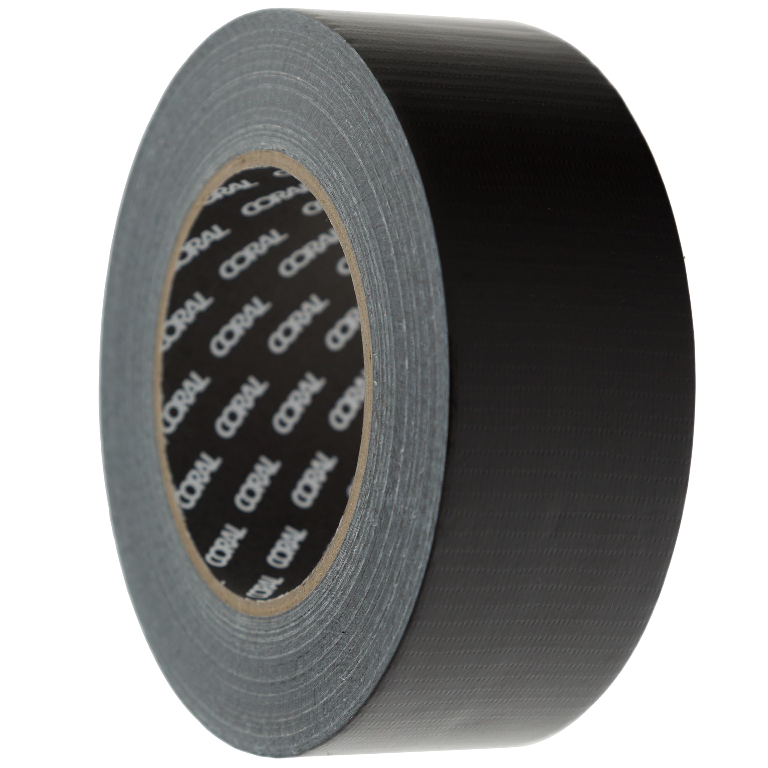 Coral 71372 Endurance Duct Tape Black High Strength Trade Gaffer Cloth Tape 2 inch 50M roll