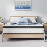Avenco Queen Mattress, 10 Inch Medium Firm Queen Size Mattress in a Box, Hybrid Mattresses with Smarts™ Coil Pocket Springs for Motion Isolation, Strong Edge Support, CertiPUR-US Certified