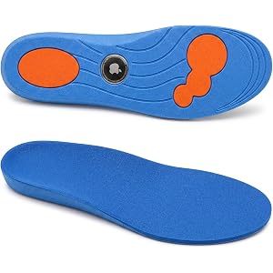 Upgraded AirTag Shoe Insert with Hidden Holder for Kids, Blue, 235-250mm | Carbon Fiber GPS Tracking Insoles, Trim-to-Fit Sho