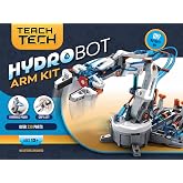 TEACH TECH Hydrobot Arm STEM Hydraulic Building Toy for Kids Ages 12+ | Build a working hydraulic robotic arm and explore fluid power, mechanics and engineering through hands-on assembly