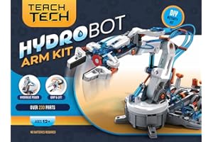 Teach Tech “Hydrobot Arm Kit”, Hydraulic Kit, STEM Building Toy for Kids 12+