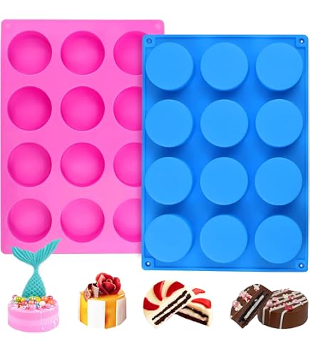 Moules Silicone Cylindriques IonEgg - Lot De 3 | 15 Cavités, Qualité Alimentaire, Four & Congélo