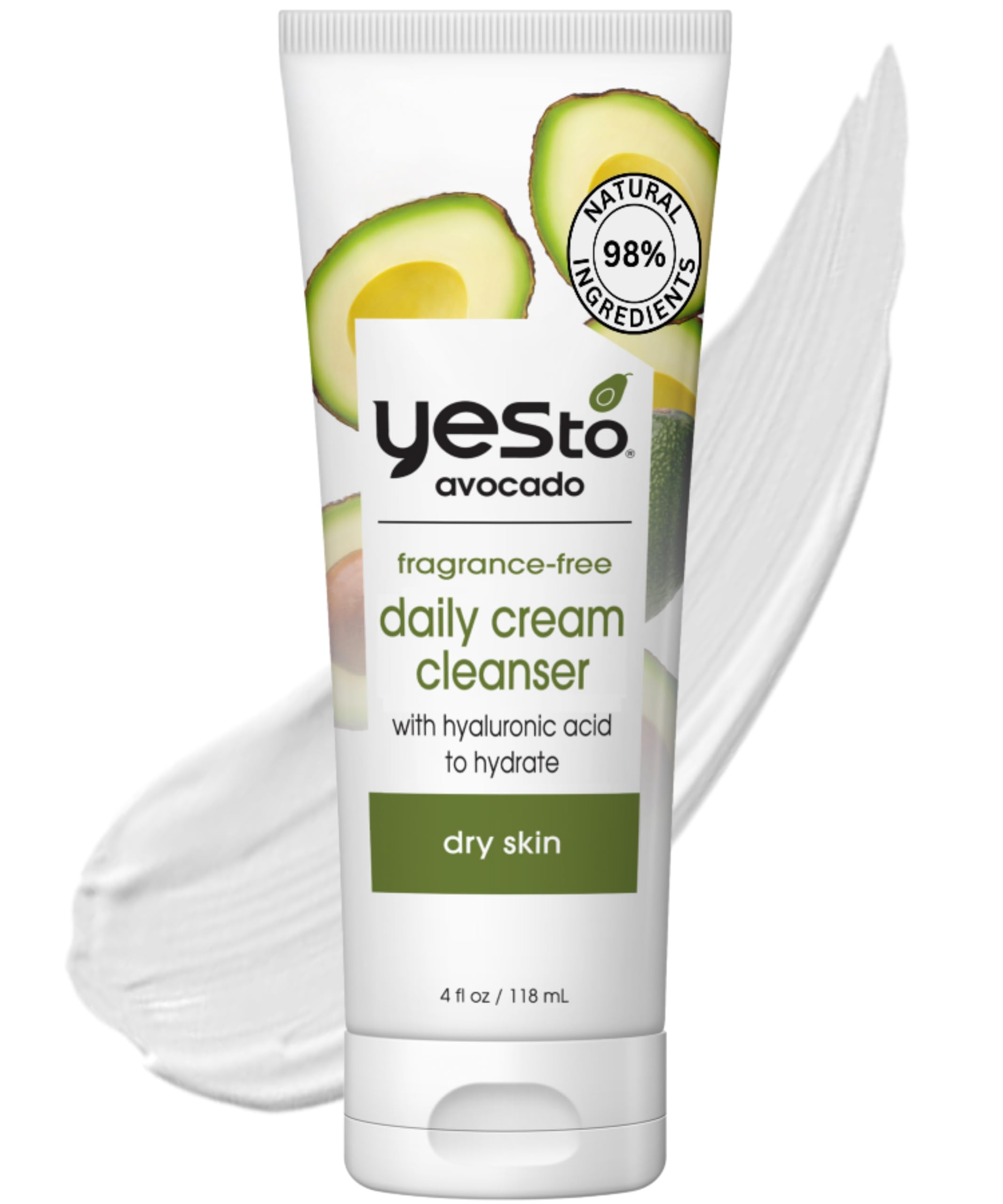 YES TO Avocado Fragrance-Free Daily Cream Cleanser