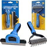 Fur Magic Deshedding Tool & Dematting Comb Large Size for Pets
