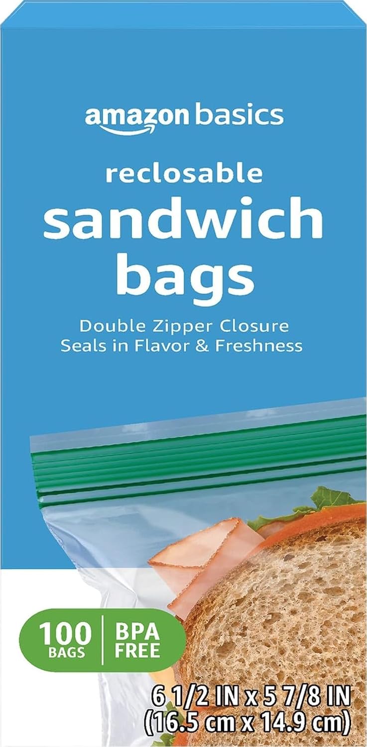 Amazon Basics sandwich bags product photo 6