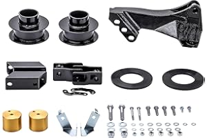 Richeer 2.5" Leveling Lift Kits for 2011-2023 F250 F350 F450, Suspension Lift Kit 2.5'' Front Strut Coil Spacer with Track Ba