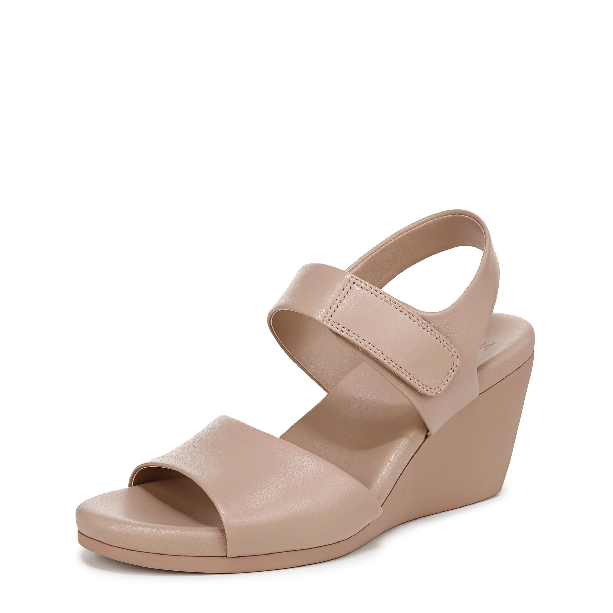 Naturalizer Womens Imani Wedge Sandal Vintage Mauve Leather 9 M