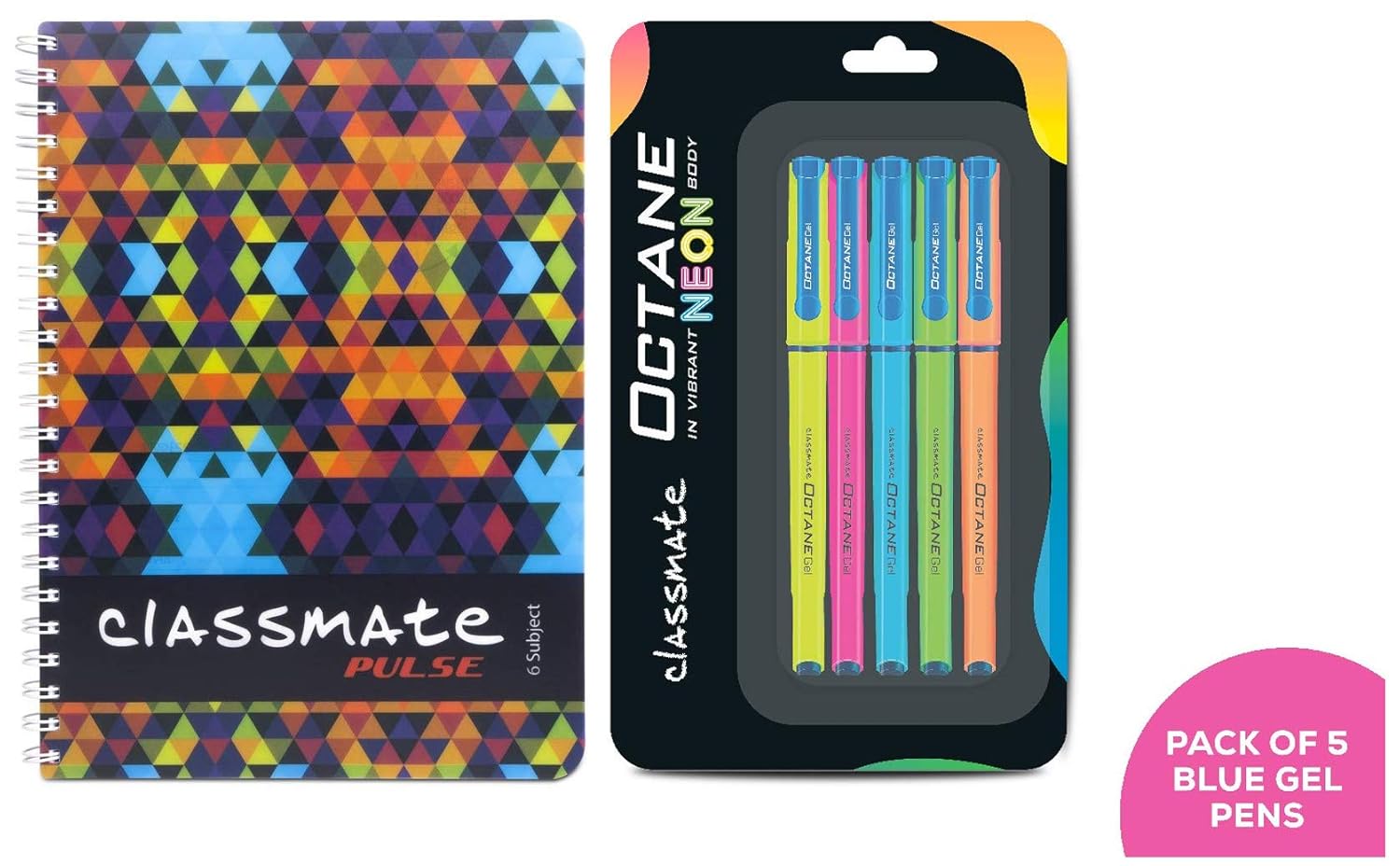 Classmate Pulse 6 Spiral Notebook 297 mm x 210 mm, Soft Cover, 300