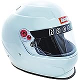 RACEQUIP Full Face Helmet PRO20 Series Snell SA2020 Rated Gloss White Small 276112