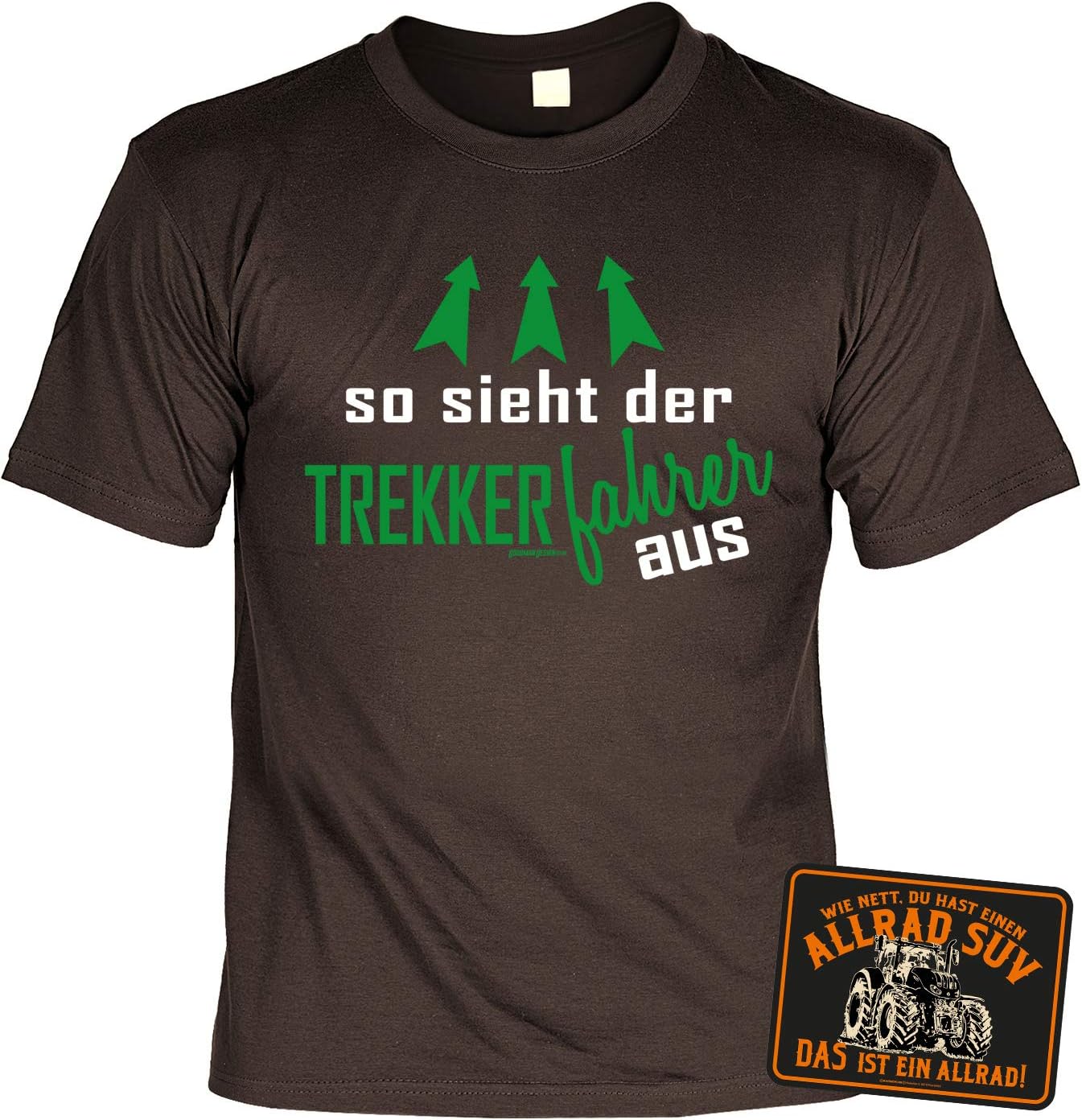 Tini Shirts Landwirt/Bauern SprücheMotiv TShirt Blechschild Deko
