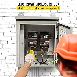 VEVOR Electrical Enclosure, 12'' x 12'' x 8'', UL