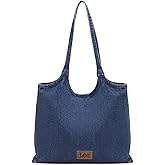 Montana West x Lee Denim Tote Bag for Women Casual Hobo Shoulder Bag & Handbags for Work, Travel, Shopping