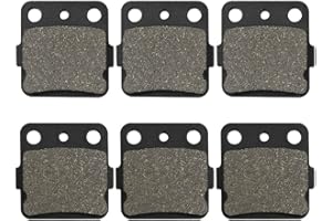 Yerbay Front and Rear Brake Pads for Yamaha Raptor 660 YFM660 2001-2004 Raptor 350 YFM350 2004-2010 for Honda TRX300 1993-2009 TRX 400 1999-2009 ATC 200 1983 ATC 250 1983-1984