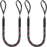 Botepon Bungee Dock Lines for Boats, Quick Connect No Knots, Shock Absorbing Mooring Lines, Boating Gifts for Men, Boat Accessories for Pontoon, Bass Boat, Jet Ski