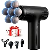 Massage Gun with Wide-Coverage Head, Comfortable Massage for Home &amp; Travel | Lightweight Handheld Design with Wide-Coverage Massage Head, Quiet Operation, Multiple Massage Heads for Home,Gym &amp; Travel