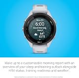 Garmin Forerunner 265S 42mm GPS Music Heart Rate Running Smartwatch Whitestone view 5