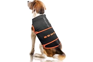 PETS FIRST NFL Cincinnati Bengals Dog Anxiety Shirt Calming Soothing Solution Vest, for Dogs/Cats with Anxiety, Fears, Fireworks, Loud Noises, Dark, Lonely Keeps Dogs Calm Feeling Safe, Relaxing Jacket, Large