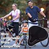 DAWAY C6M Memory Foam Bike Seat Cover Extra Soft Pad 11.81 x 10.63 x 2 in view 6