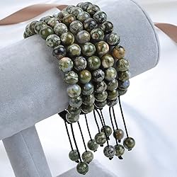 MASSIVE BEADS Adjustable Natural Semi-Precious Gems