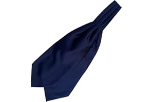 Elfeves Men's Paisley Floral 100% Silk Cravat Ties Hademade Formal Jacquard Woven Ascot