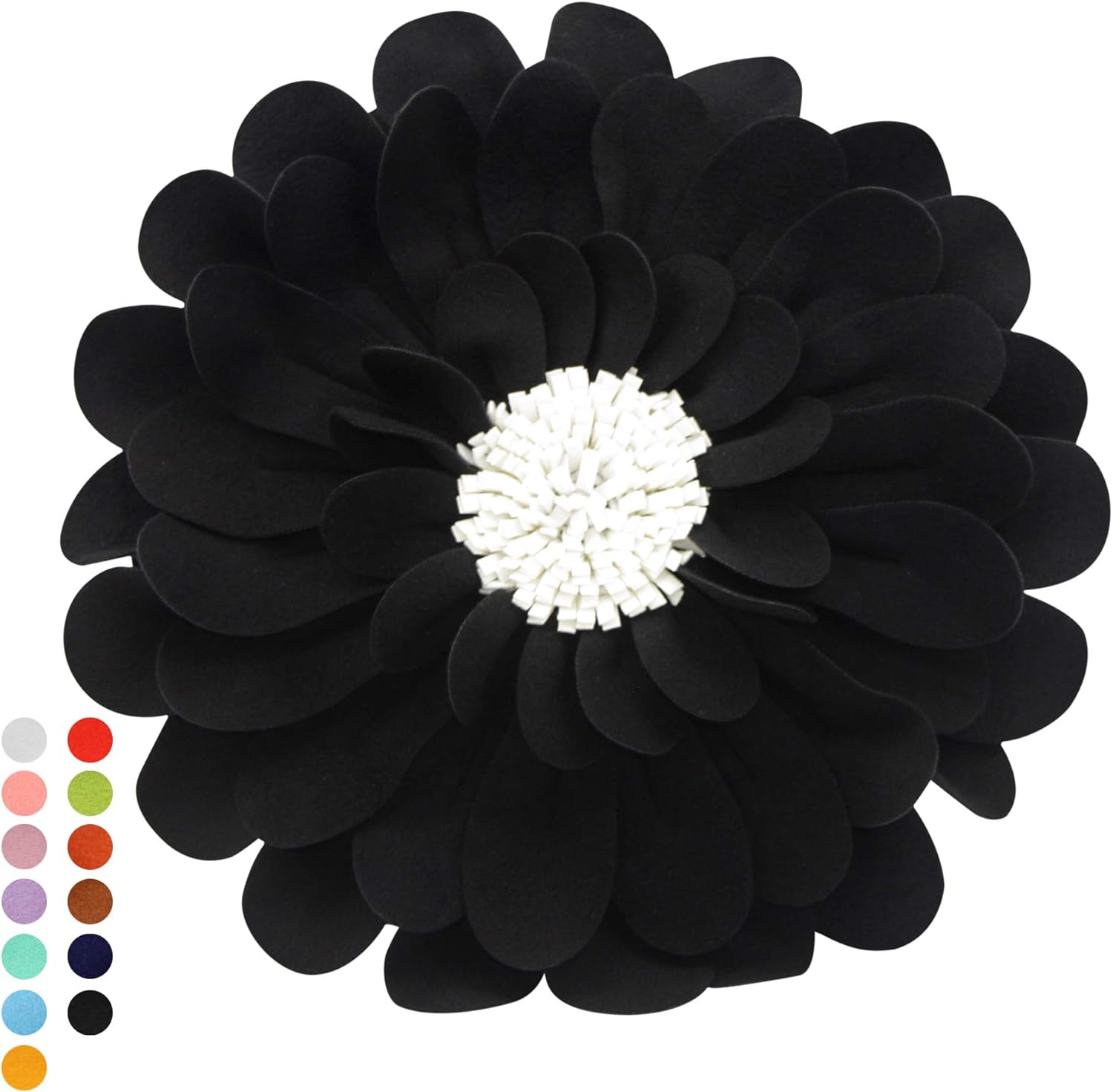 flower shaped throw pillows