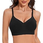 Comfortable Wireless Push Up Bra for Women No Underwire Seamless Bra with Support Full Coverage Padded Bralette