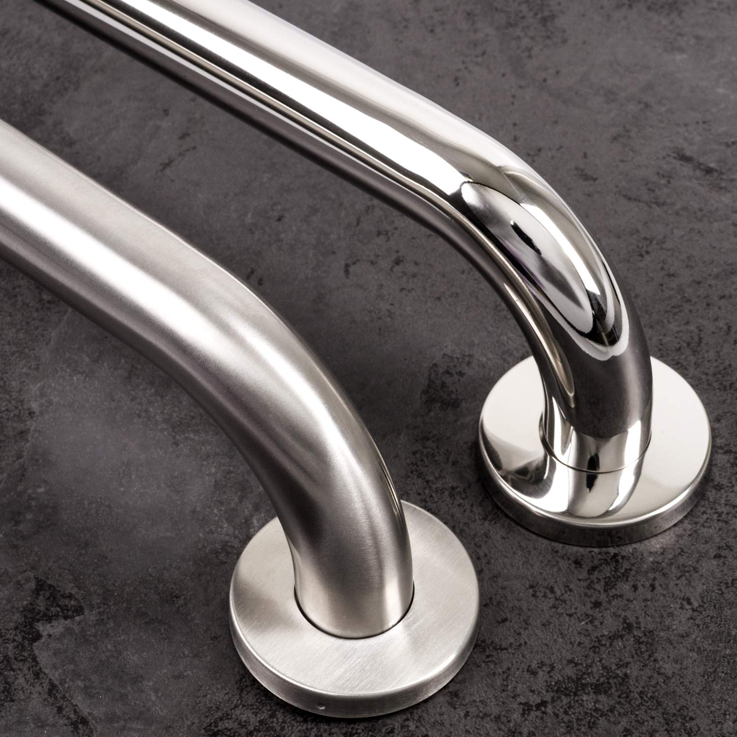 Stahlia STAHLIA® grab bar for showers handle Ø 25 mm bathroom bathtub handle | stainless steel | brushed | 250 mm
